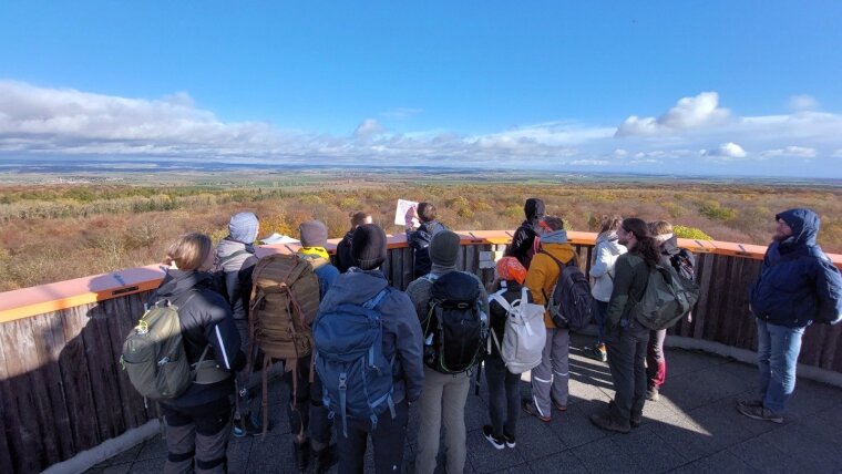 Students on a field trip